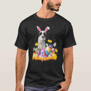 Funny Easter Egg Collie Dog Easter Sunday T-Shirt