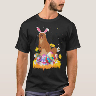 Funny Easter Egg   Cute Gopher Easter Sunday T-Shirt
