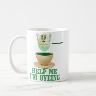 Funny Easter Egg Dyeing Coffee Mug