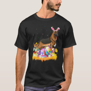 Funny Easter Egg German Shepherd Dog Easter Sunday T-Shirt