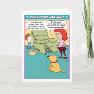 Funny Easter Egg Hunt Card