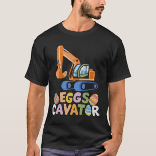 Funny Easter Egg Hunt With Trucks And Construction T-Shirt