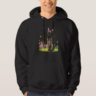 Funny Easter Egg Hunting Belgian Shepherd Dog East Hoodie
