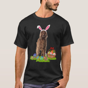 Funny Easter Egg Hunting Bunny Irish Setter Dog Ea T-Shirt