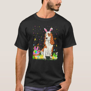 Funny Easter Egg Hunting Cocker Spaniel Dog Easter T-Shirt