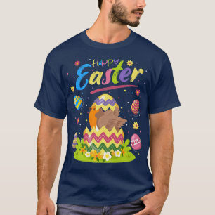 Funny Easter Egg Lover American Robin Bird Happy E T-Shirt