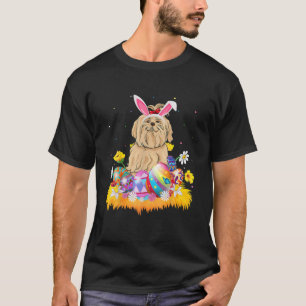Funny Easter Egg Lover Maltipoo Dog Easter Sunday T-Shirt
