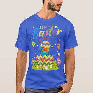 Funny Easter Egg Lover Spinosaurus Dinosaur Happy T-Shirt