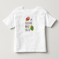 Funny Easter Eggstatic Cute Humourous Quote Saying