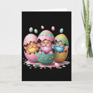 Funny Easter Gnome Egg Easter Gnomes Hatching From Card