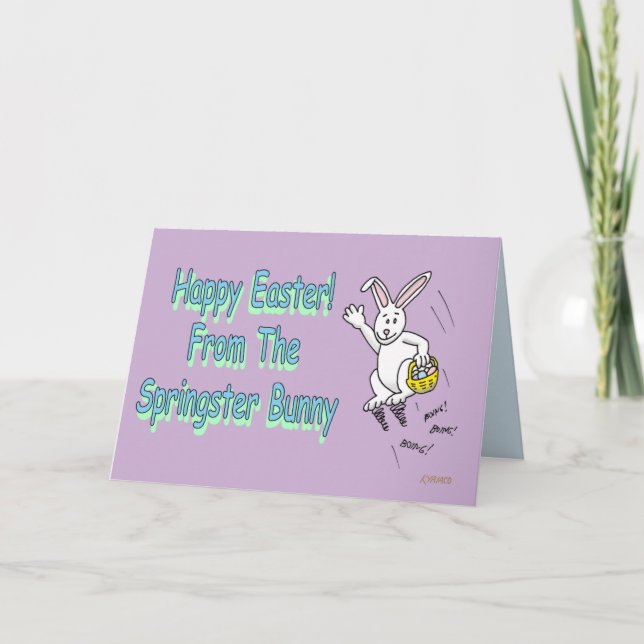 Funny Easter Greeting Card (Front)