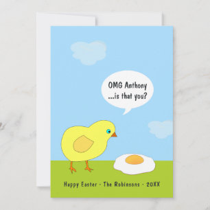 Funny Easter Greeting Holiday Card