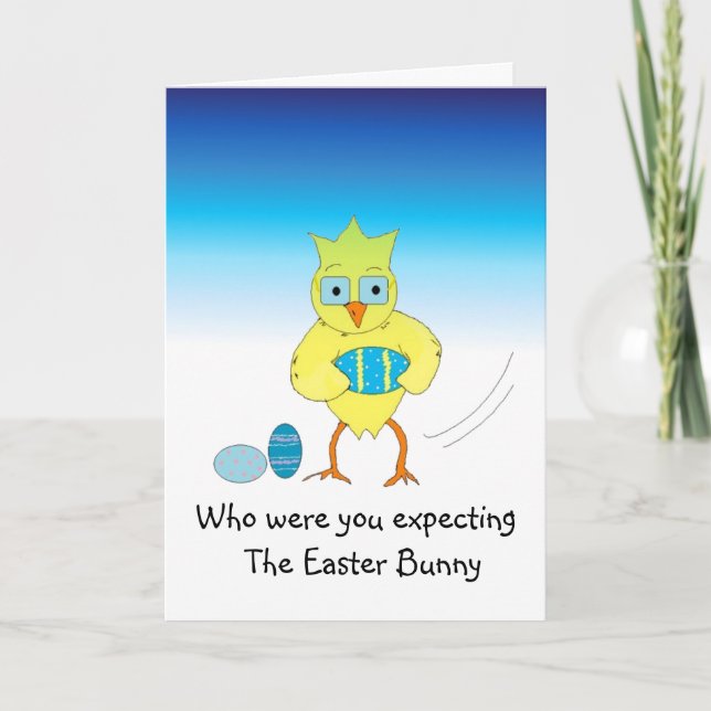Funny Easter Greeting Holiday Card (Front)