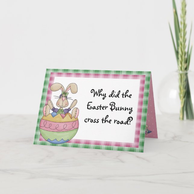 Funny Easter Holiday Card (Front)
