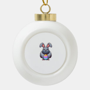 Funny Easter Pigeon Lover Egg Eggs Bunny Rabbit Bu Ceramic Ball Christmas Ornament