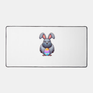 Funny Easter Pigeon Lover Egg Eggs Bunny Rabbit Bu Desk Mat