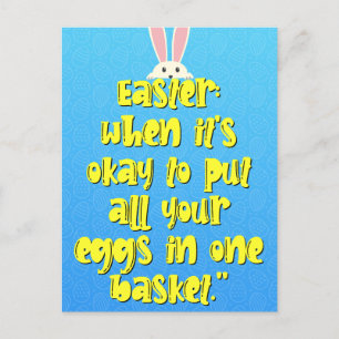 Funny Easter Pun Quote Card