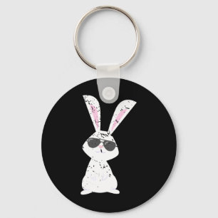 Funny Easter Rabbit Animal Gift Rabbit  Key Ring