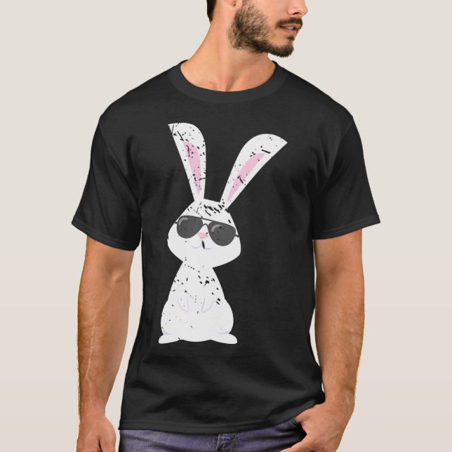 Funny Easter Rabbit Animal Gift Rabbit  T-Shirt (Front)