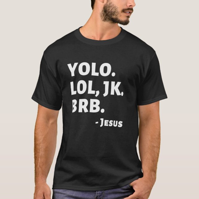 Funny Easter Religious Jesus Resurrection Text Spe T-Shirt (Front)