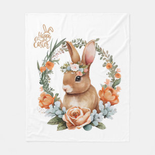 funny Easter shirt, cute shirt, Happy Easter shirt Fleece Blanket