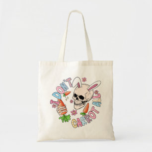 Funny Easter Skull Tote Bag