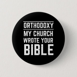 Funny Eastern Orthodox 6 Cm Round Badge