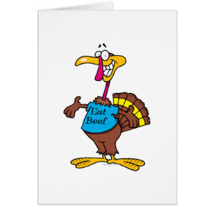 funny eat beef turkey cartoon