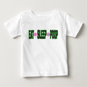 Funny Eat Sleep Poop Baby Onsie T-Shirt