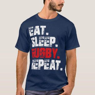 Funny Eat Sleep Rugby Repeat Sport Rugby Lover 1 T-Shirt