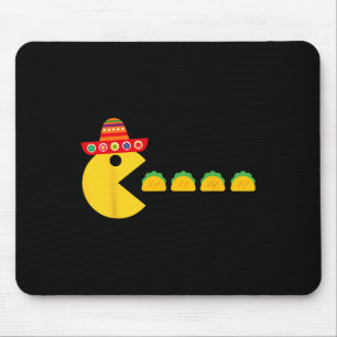 Funny Eating Tacos Fiesta Cinco De Mayo Mexican Me Mouse Pad
