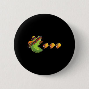 Funny Eatingtacos Cinco De Mayo Boys Kids Boys Men 6 Cm Round Badge