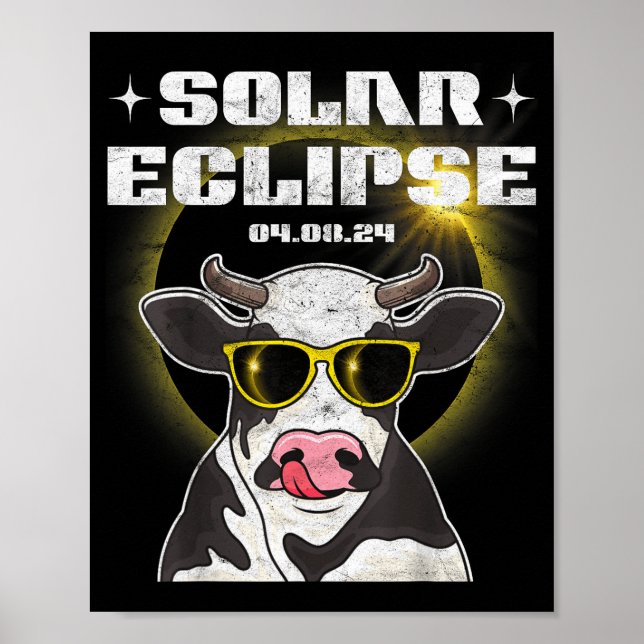 Funny Eclipse America Totality Total Solar Poster (Front)