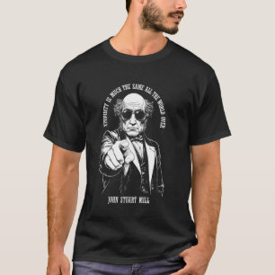 Funny Economics John Stuart Mill Economist Stupidi T-Shirt