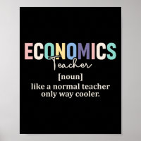 Funny Economics Teacher Definition Retro Back To S