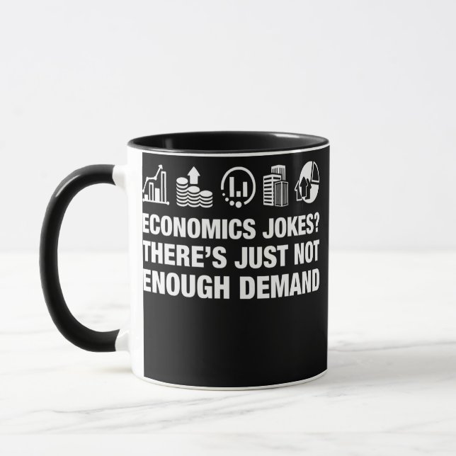 Funny Economist Economics Teacher Math Lover  Mug (Left)
