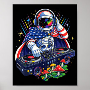 Funny edc rave party graphic outfits clothing poster