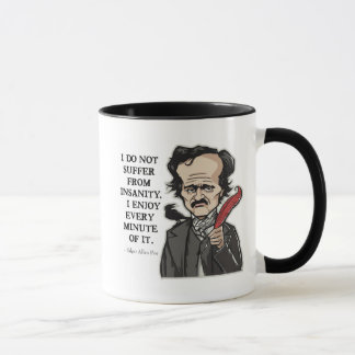 Funny Edgar Allan Poe quote mug