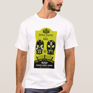 Funny Editable Wrestling Contest T-Shirt