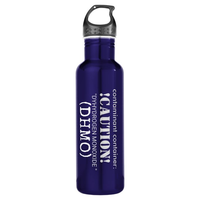 Funny/educational water container ! 710 ml water bottle (Front)