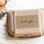 Funny Egg Carton Label - Just Got Laid - Kraft<br><div class="desc">Funny Egg Carton Label - Just Got Laid:  Add a little humour to people's morning with a fun product label on a rustic kraft background</div>