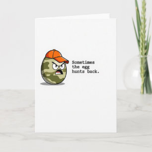 Funny Egg Hunt Back Card