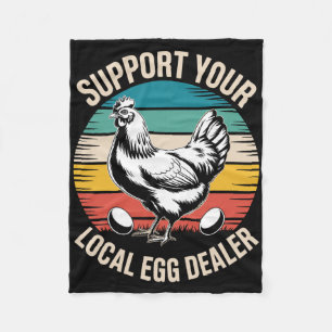 Funny Egg Lover Design For Men Women Kids Easter E Fleece Blanket