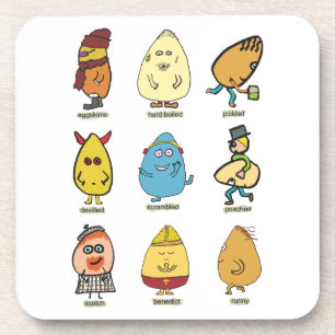 Funny Egg Puns Coaster