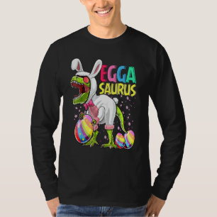 Funny Eggasaurus Stegosaurus Egg Dinosaur Happy Ea T-Shirt