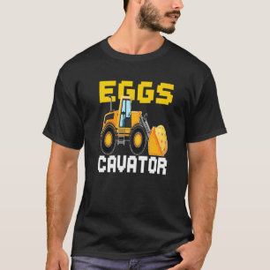 Funny Eggs Cavator Easter Bunny Excavator Easter B T-Shirt