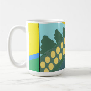 Funny Eggs Crossing the Road Coffee Mug