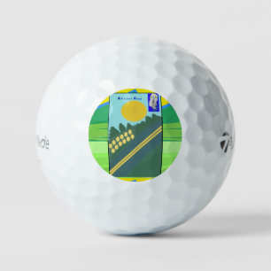 Funny Eggs Crossing the Road Golf Balls
