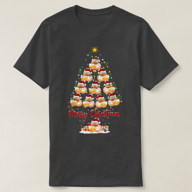 Funny Eggs Lover Xmas Matching Santa Eggs Christma T-Shirt (Design Front)