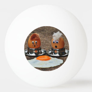 Funny eggs ping pong ball